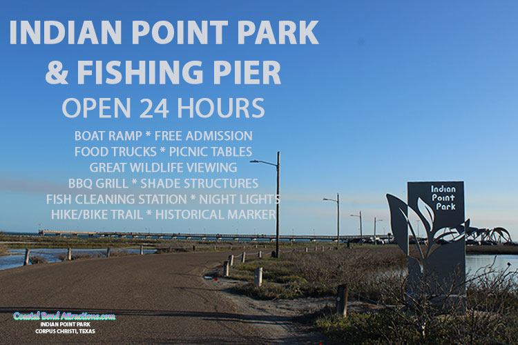 Indian Point Park & Fishing Pier in Portland, Texas.