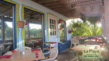 La Playa Restaurant in Port Aransas, Texas.