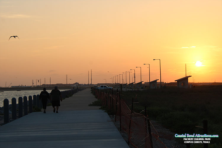 Packery Channel & Jetty in Corpus Christi, Texas.