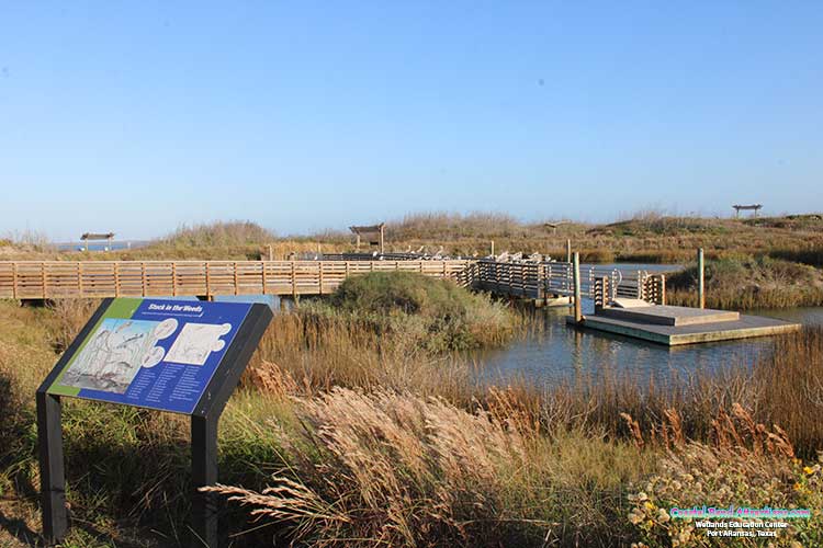 Wetlands Education Center in Port Aransas, Texas.