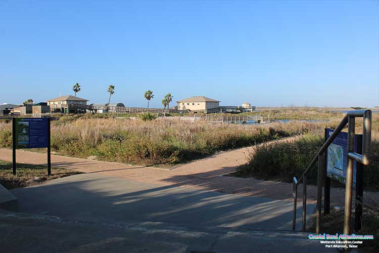 Wetlands Education Center in Port Aransas, Texas.