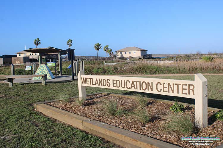 Wetlands Education Center in Port Aransas, Texas.